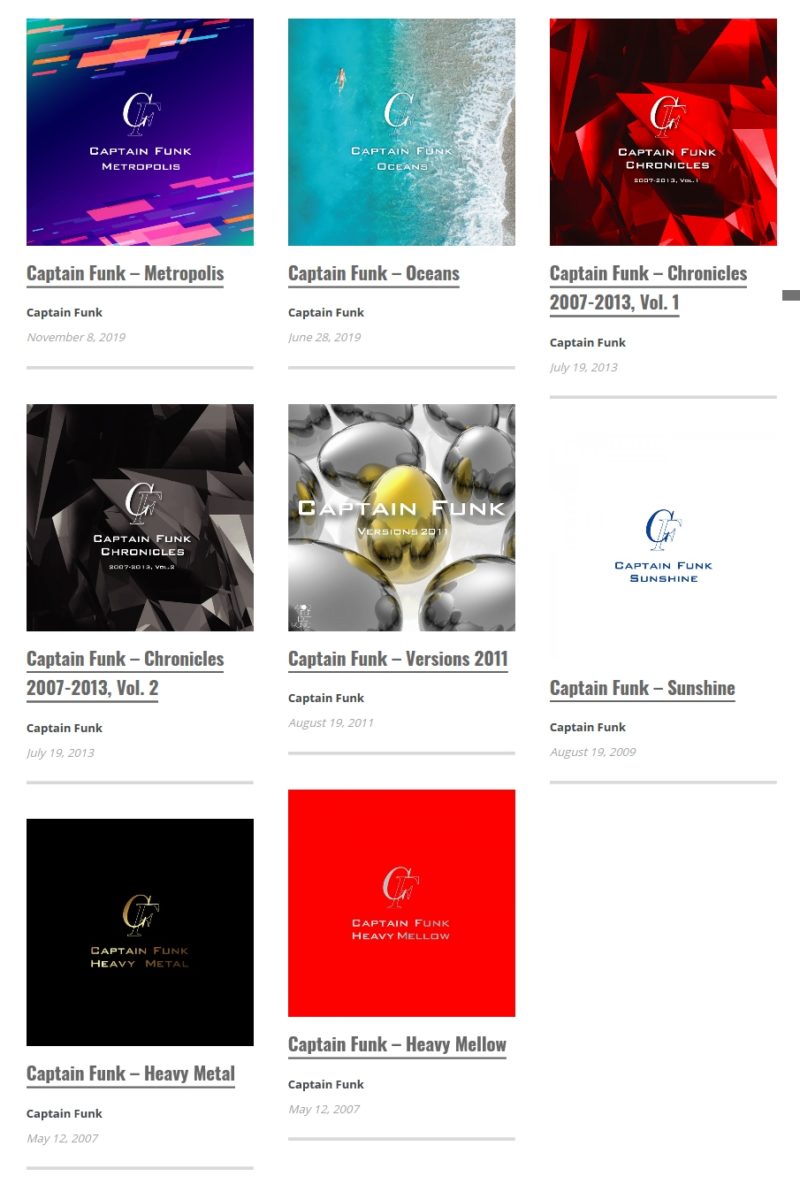 Captain Funk releases from Model Electronic Records