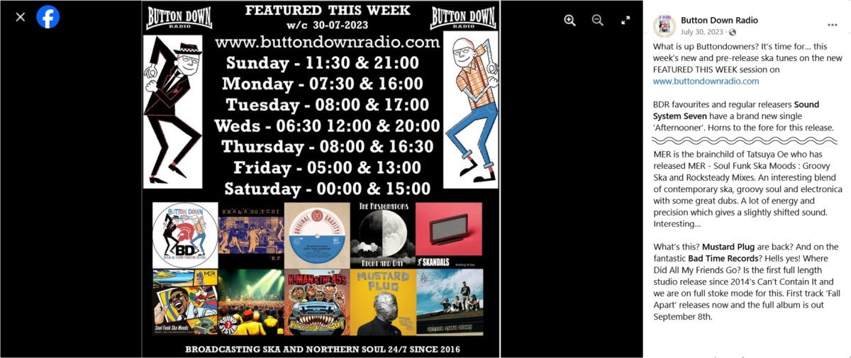 Button Down Radio Facebook_feat MER 2023 July 30